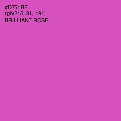 #D751BF - Brilliant Rose Color Image