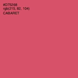 #D75268 - Cabaret Color Image