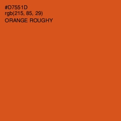 #D7551D - Orange Roughy Color Image