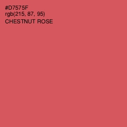 #D7575F - Chestnut Rose Color Image