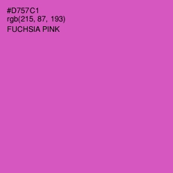 #D757C1 - Fuchsia Pink Color Image