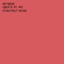 #D75B5E - Chestnut Rose Color Image