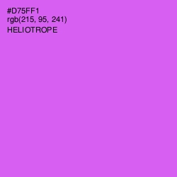 #D75FF1 - Heliotrope Color Image