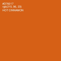 #D76017 - Hot Cinnamon Color Image