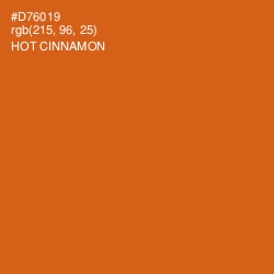 #D76019 - Hot Cinnamon Color Image