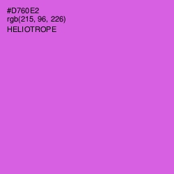 #D760E2 - Heliotrope Color Image