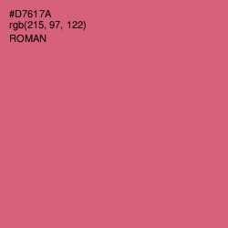 #D7617A - Roman Color Image