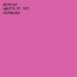 #D761A7 - Hopbush Color Image