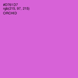 #D761D7 - Orchid Color Image