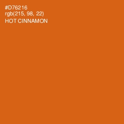 #D76216 - Hot Cinnamon Color Image