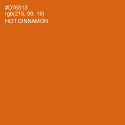 #D76313 - Hot Cinnamon Color Image