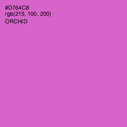 #D764C8 - Orchid Color Image