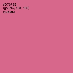 #D7678B - Charm Color Image