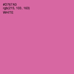 #D767A3 - Hopbush Color Image