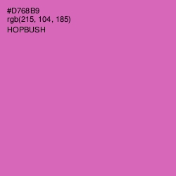 #D768B9 - Hopbush Color Image