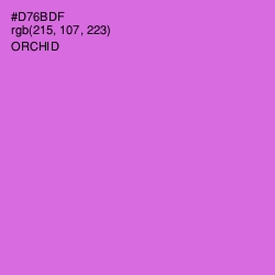 #D76BDF - Orchid Color Image