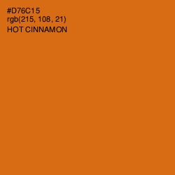 #D76C15 - Hot Cinnamon Color Image