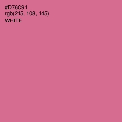#D76C91 - Charm Color Image