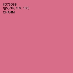 #D76D88 - Charm Color Image