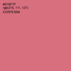 #D76F7F - Contessa Color Image