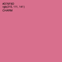 #D76F8D - Charm Color Image