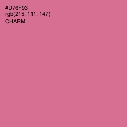 #D76F93 - Charm Color Image