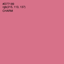 #D77189 - Charm Color Image