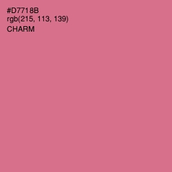 #D7718B - Charm Color Image