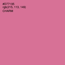 #D77195 - Charm Color Image
