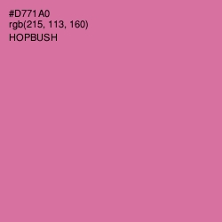 #D771A0 - Hopbush Color Image