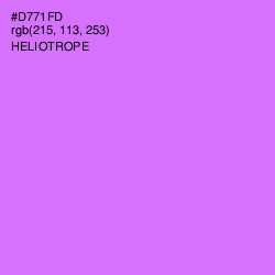 #D771FD - Heliotrope Color Image