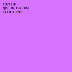 #D771FF - Heliotrope Color Image