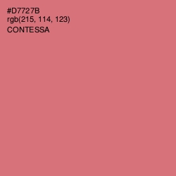 #D7727B - Contessa Color Image