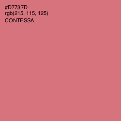 #D7737D - Contessa Color Image