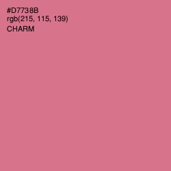 #D7738B - Charm Color Image