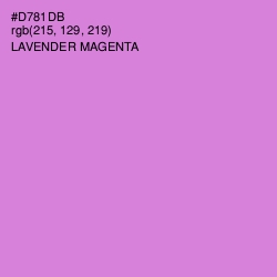 #D781DB - Lavender Magenta Color Image