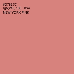#D7827C - New York Pink Color Image