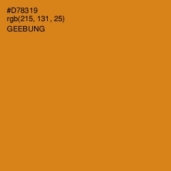 #D78319 - Geebung Color Image