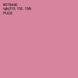 #D7849E - Puce Color Image