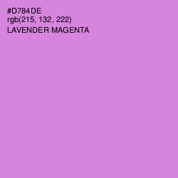 #D784DE - Lavender Magenta Color Image