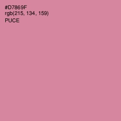 #D7869F - Puce Color Image