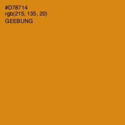 #D78714 - Geebung Color Image