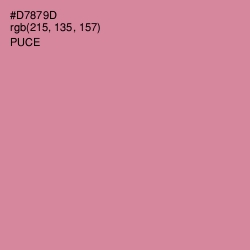 #D7879D - Puce Color Image