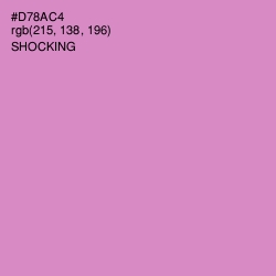 #D78AC4 - Shocking Color Image