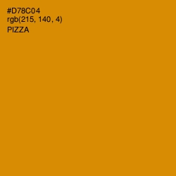 #D78C04 - Pizza Color Image