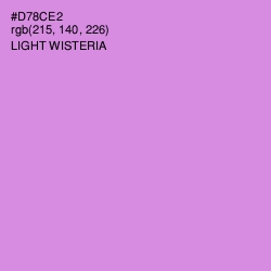 #D78CE2 - Light Wisteria Color Image