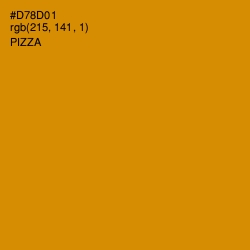 #D78D01 - Pizza Color Image