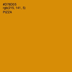 #D78D05 - Pizza Color Image