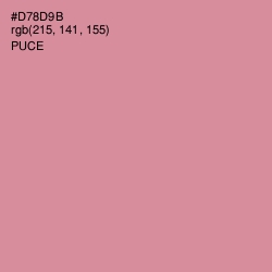 #D78D9B - Puce Color Image