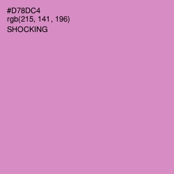 #D78DC4 - Shocking Color Image